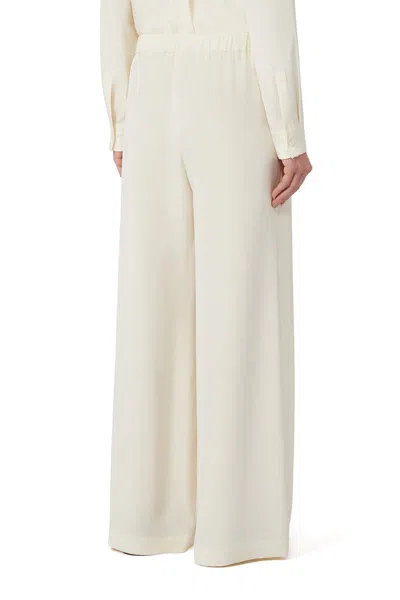 Max Mara Trousers In White