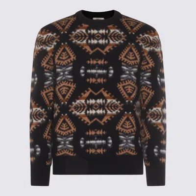 Altea Sweaters Blue And Green In Black