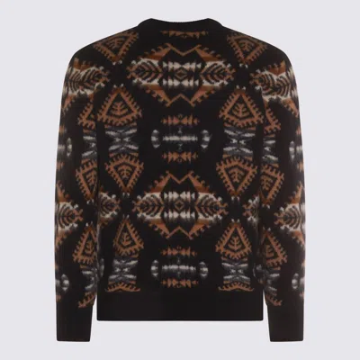 Altea Sweaters Blue And Green In Black