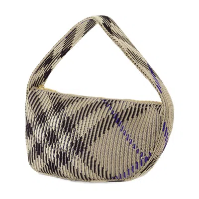 Burberry Knit Baguette Purse In Sand