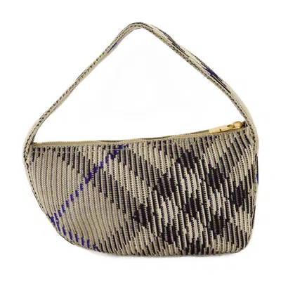 Burberry Knit Baguette Purse In Sand