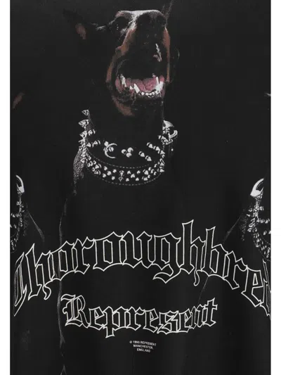 Represent Men's Thoroughbred T-shirt In Black