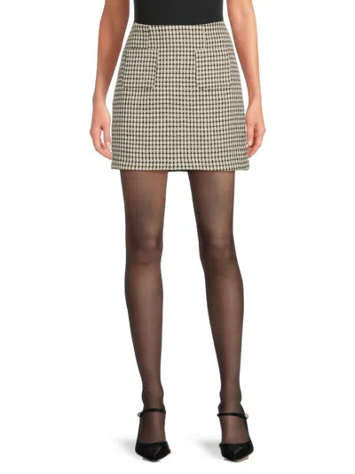 Lea & Viola Women's Tweed Miniskirt In Multi