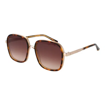 Sandro Brown Acetate Sunglasses In Multi