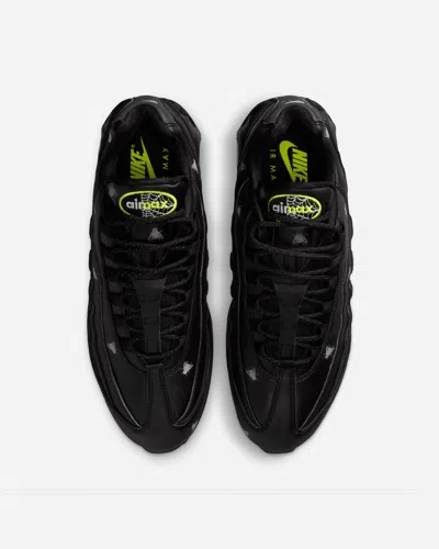 Nike Air Max 95 Black With Neon Yellow Accents In Animal Print