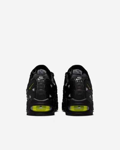 Nike Air Max 95 Black With Neon Yellow Accents In Animal Print