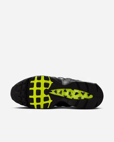 Nike Air Max 95 Black With Neon Yellow Accents In Animal Print