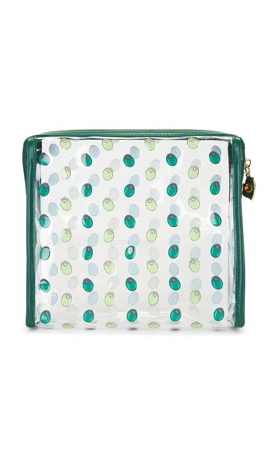 Frasier Sterling Olive You Makeup Bag In Multi