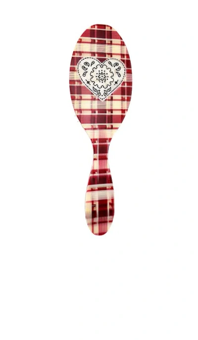 Solar Eclipse Hand-painted Paisley Heart Amazing Hair Day Brush In Multi