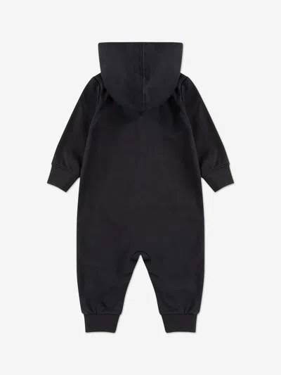 Nike Baby French Terry Coverall In Black