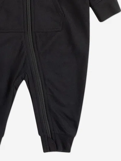 Nike Baby French Terry Coverall In Black