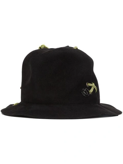 Maison Michel 'yoshika' Hat In Black