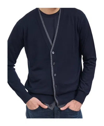 Paolo Pecora V-neck Cardigan In Black