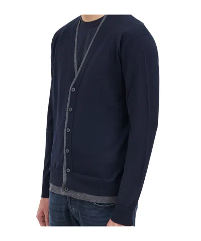 Paolo Pecora V-neck Cardigan In Black