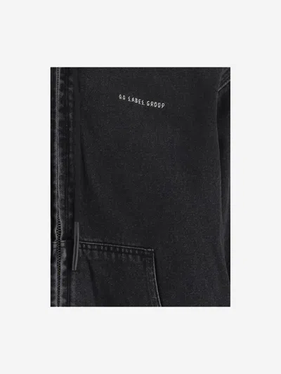 44 Label Group Sorrow Cotton Denim Jacket In Black