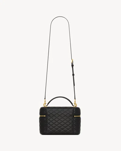 Saint Laurent Gaby Shoulder Bag Adjustable Strap Top Handle In Gray