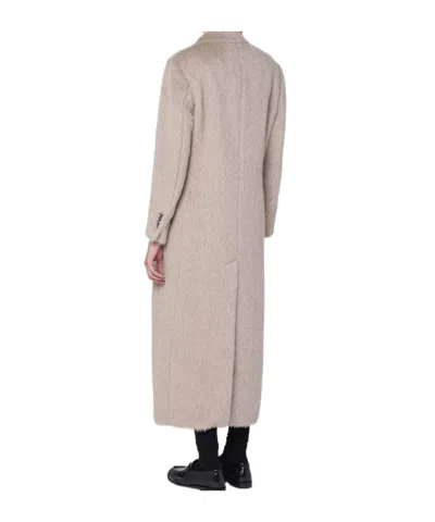 Tagliatore Double-breasted Coat In Neutral