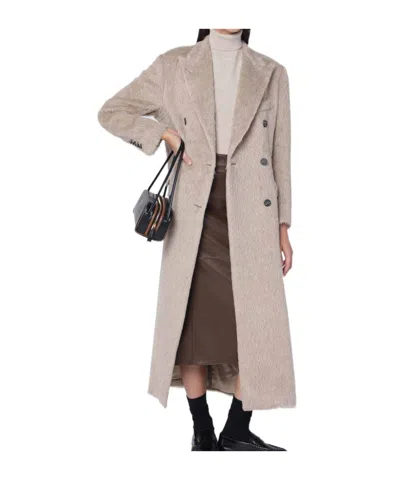 Tagliatore Double-breasted Coat In Neutral