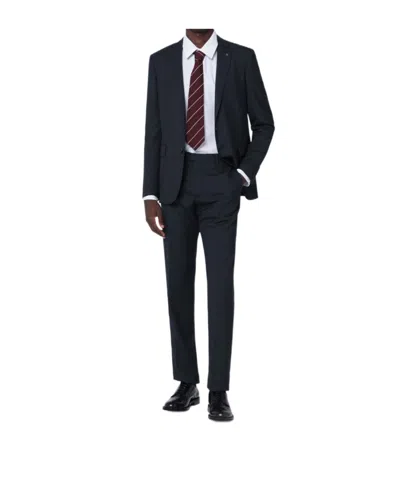 Tagliatore Tailored Single Breasted Wool Suit In Blue