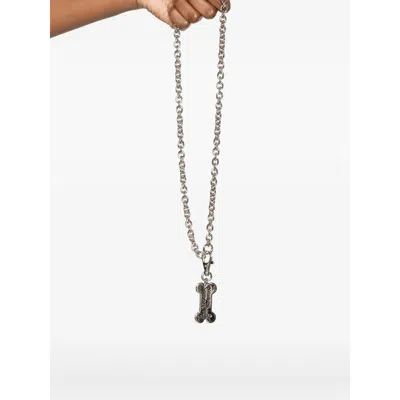 Vivienne Westwood Bone Pendant Necklace In Neutral