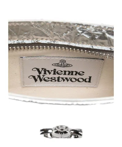 Vivienne Westwood Tasha Shoulder Bag In Silver