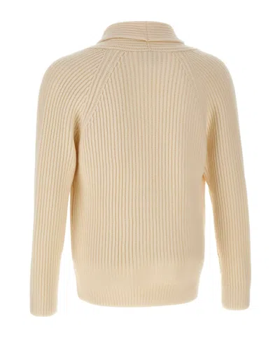Gran Sasso Double-breasted Cardigan In Neutral