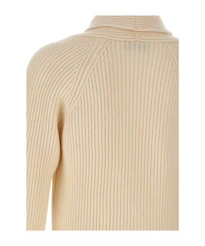 Gran Sasso Double-breasted Cardigan In Neutral