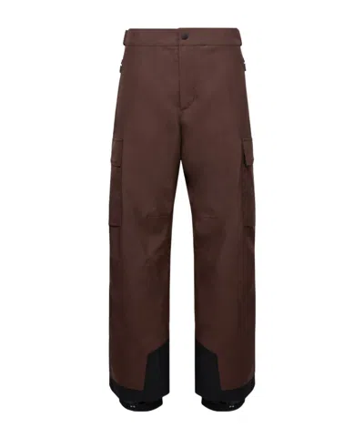 Moncler Cargo-pocket Ski Bottoms In Red