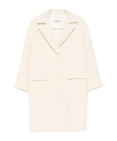Dondup Flap-pocket Coat In White