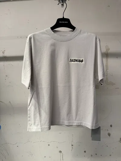 Balenciaga Short-sleeved T-shirt In White
