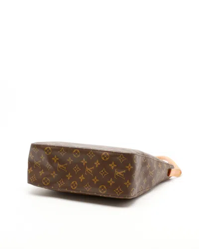 Pre-owned Louis Vuitton Monogram Looping Gm Bag In Brown