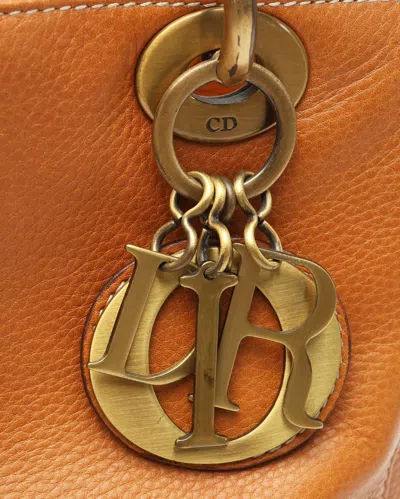 Dior Christian  Medium Lady  Bag In Brown