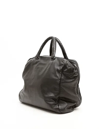 Bottega Veneta Intrecciato Busniess Bag In Brown