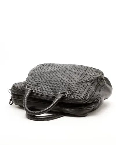 Bottega Veneta Intrecciato Busniess Bag In Brown