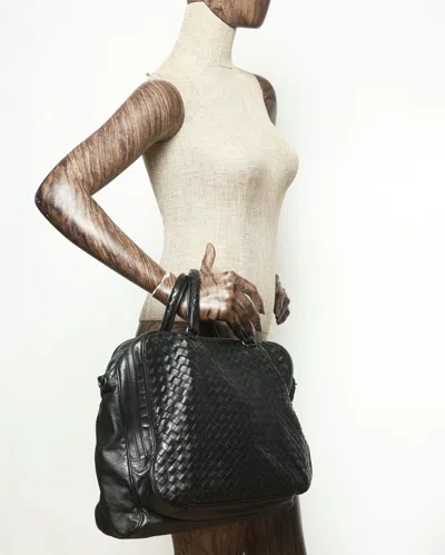 Bottega Veneta Intrecciato Busniess Bag In Brown