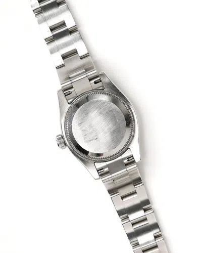 Rolex Lady-oyster Perpetual 26mm 2008 Watch In Metallic