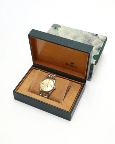 Rolex Datejust 36mm Ref 16013 1984 Watch In Gold