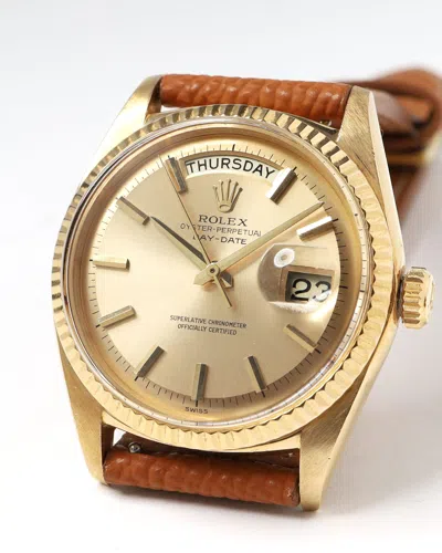 Rolex Day-date 36mm Ref 1803 18k Gold 1962 Watch In Gold