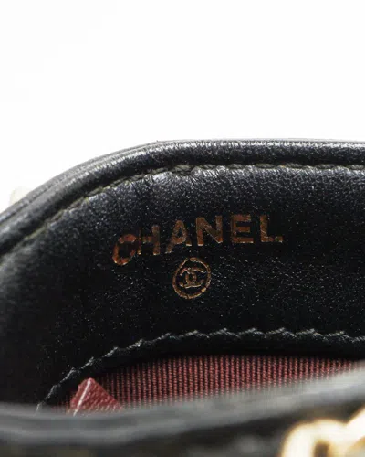 Pre-owned Chanel Tech Me Out Phone Bag In Black