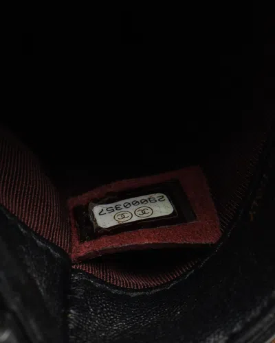 Pre-owned Chanel Tech Me Out Phone Bag In Black