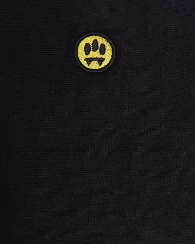 Barrow Logo Printed Hoodie In Black