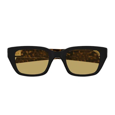 Bottega Veneta Bv1393s Linea Ribbon Sunglasses In Black