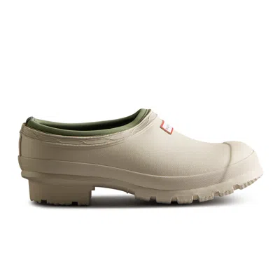 Hunter Women's Neoprene Gardener Clogs 6 Cast In Neutral