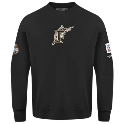 Pro Standard Mens  Marlins Champs Drop Shoulder Crew In Multi