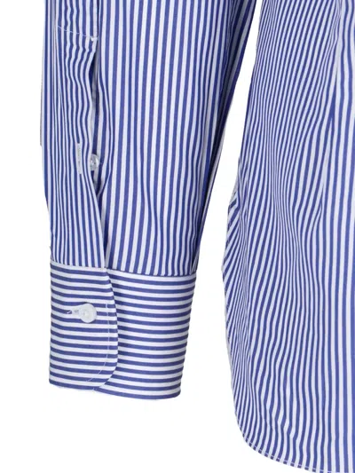Barba Napoli Striped Shirt In Blue