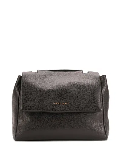 Orciani Chain-strap Tote Bag In Brown