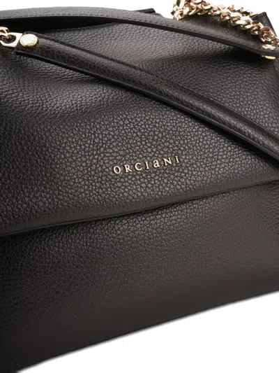 Orciani Chain-strap Tote Bag In Brown