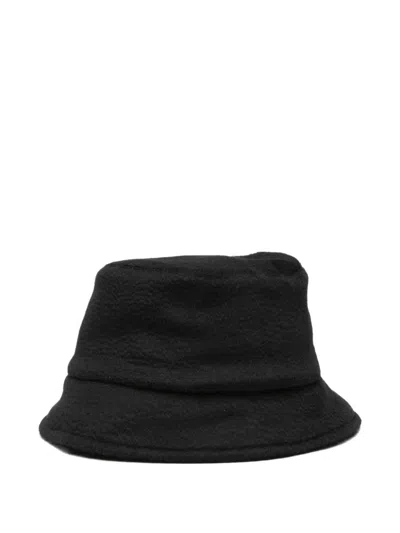 Max Mara Luxurious Wide Brim Hat With Soft Texture In Black