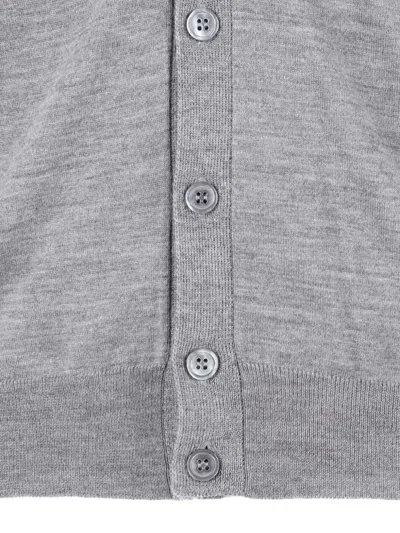 Filippo De Laurentiis Buttoned Vest In Gray