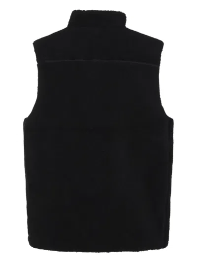 Mauna Kea Versatile Jacket With High Collar And Pocket In Black